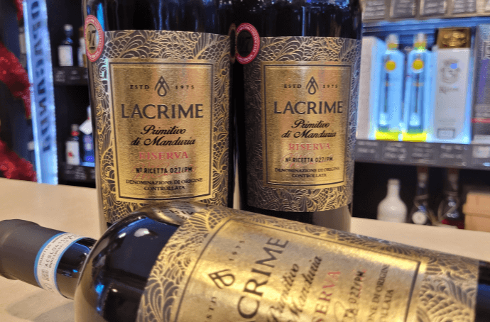Lacrime Primitivo Di Manduria butelki